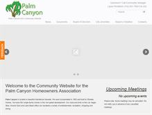Tablet Screenshot of palmcanyonhenderson.com